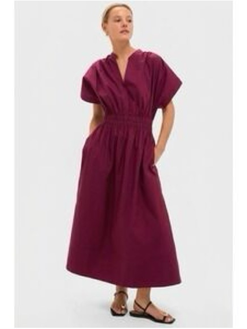 NWT Tuckernuck Pomander Place Emmy Poplin Maxi Dress